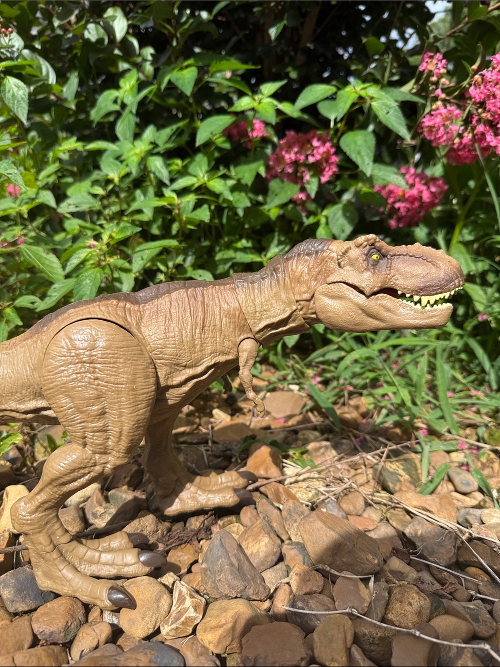 Tyrannosaurus Rex Realistic Brown Dinosaur Figure - moose toys